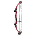 thumbnail image 6 of Genesis Mini, Youth Compound Bow & Arrow Set w/Quiver, Draw Hand-Right, Red, 6 of 12