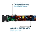 thumbnail image 5 of Marvel Comics Pet Collar, Dog Collar Plastic Buckle, Marvel Universe Superheroes Stacked, 8.5 to 12 Inches 0.5 Inch Wide, 5 of 8
