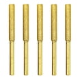 thumbnail image 1 of Juego 5 Brocas Con Cabezales Piedra para Limar Revestimiento Diamante 4 Mm Oro Bsvklp, 1 of 7