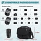 thumbnail image 3 of Funda para cámara RAINSMORE, impermeable, para cámaras réflex digitales, réflex o sin espejo, color negro, 3 of 7