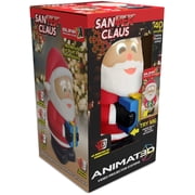 SanTek Talking Animated Santa Claus with Built in Projector & Speaker