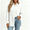 White, variant on Asgosdo Button Down Shirts for Women Long Sleeve Collared Blouses Casual Dressy Business Work Tops with Pocket