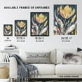 thumbnail image 3 of Artery8 Tulip Flower Bloom Colourful Folk Art Painting Living Room Artwork Framed Wall Art Print A4, 3 of 5
