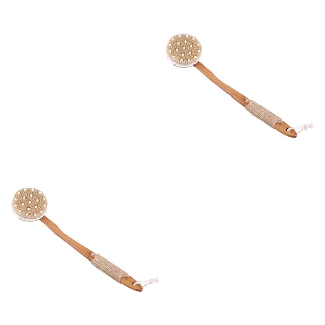 Monstrate 1 Uds cepillo de baño de cerdas naturales exfoliante cepillo de ducha de masaje corporal de SPA mujer hombre cuidado de la piel cepillo Type1 NO1 Monstrate CBP095655