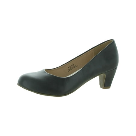 

Journee Collection Womens LUUM Faux Leather Round Toe Pumps
