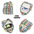 thumbnail image 5 of ALAZA Checkered Plaid Pattern Womens Travel Laptop Backpack Large Daypack Ladies Shoulder Bags S, 5 of 7