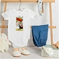thumbnail image 3 of Popeye Comic Book Punch Wham Cartoon Romper Boys or Girls Infant Baby Brisco Brands NB, 3 of 6