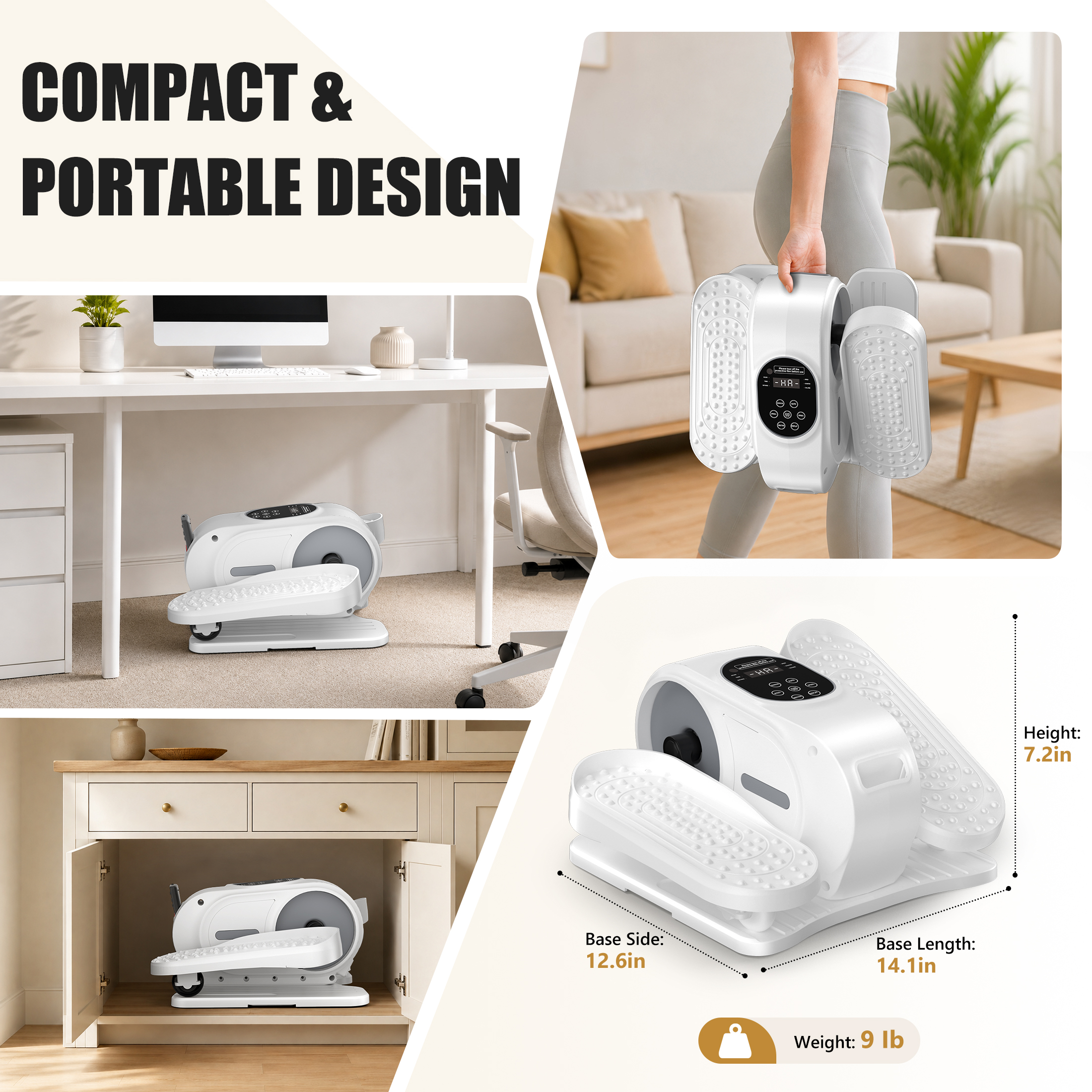 Funslim Under Desk Elliptical with Remote Control photo 2