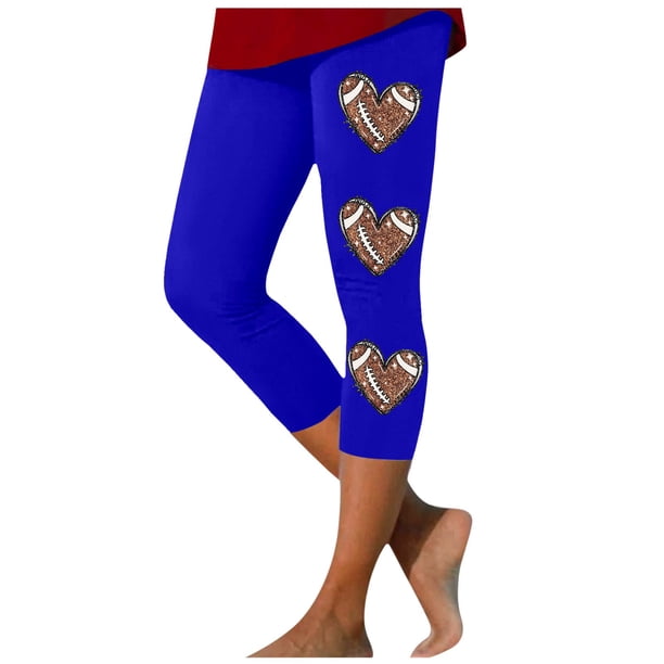 WILLBEST Leggins Deportivos Mujer Mujeres Casual Moda Rugby Imprimir Deportes Leggings Pantalones De Yoga Capri Leggings