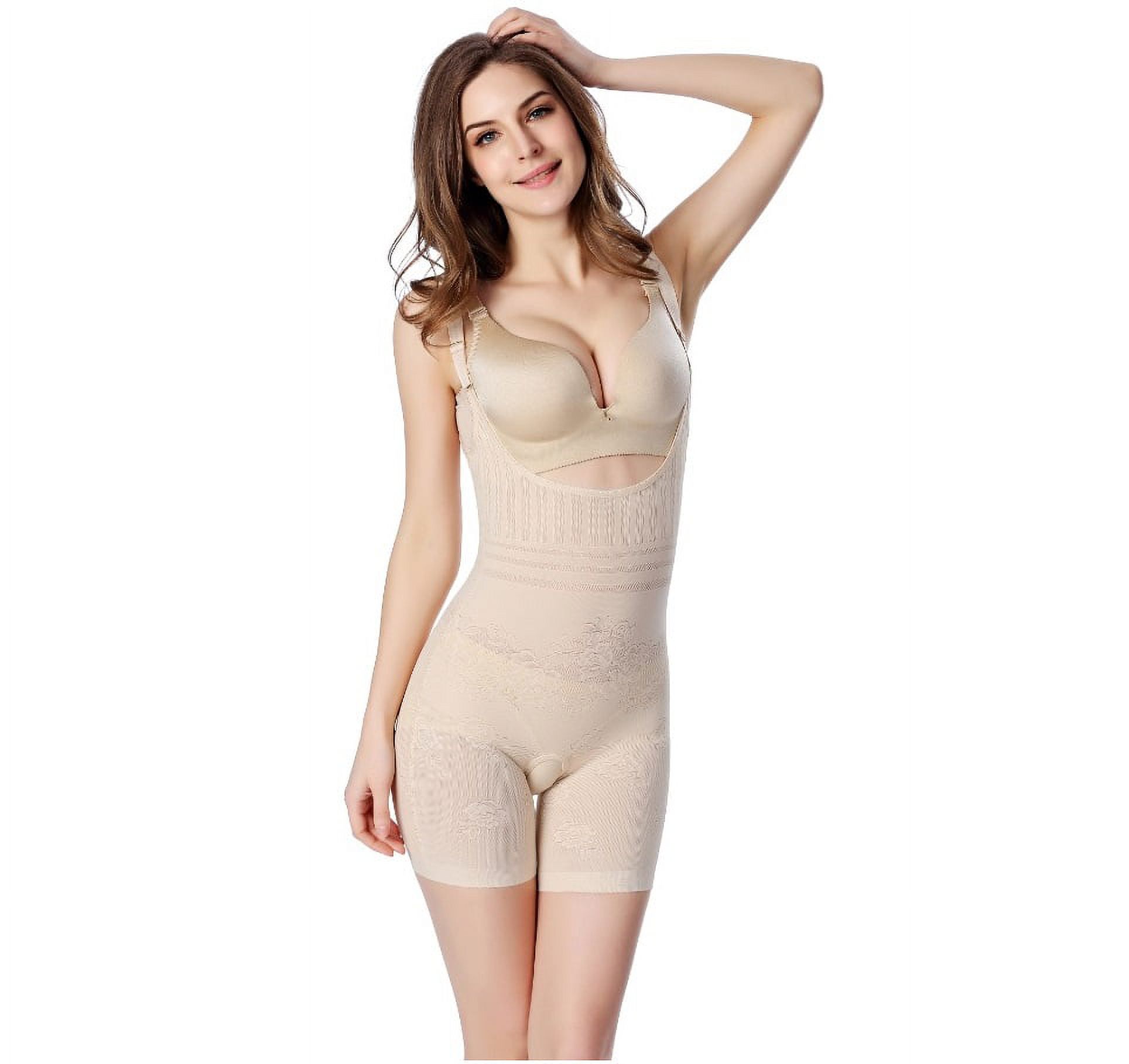 Underbust Seamless Open Crotch Bodysuit Shapewear