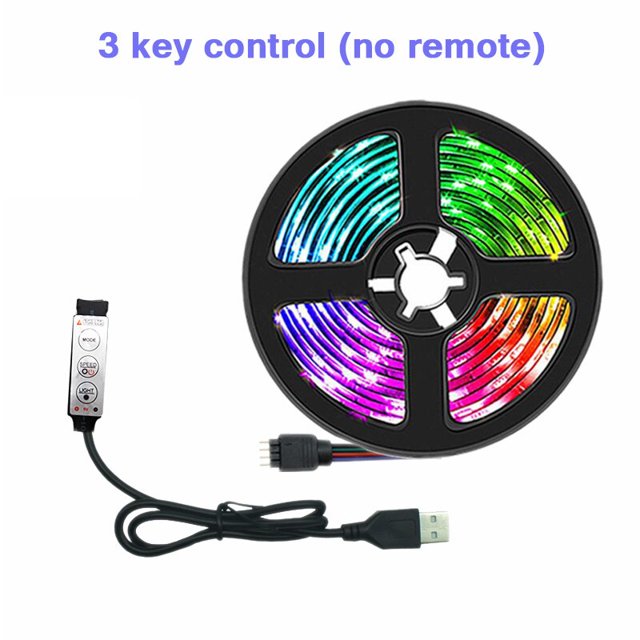 Tira de luces LED USB Bluetooth RGB 5050 2835 SMD 5V luces Led Flexible 1-30M cinta de lámpara TV retroiluminación decoración de habitación cinta de diodo Tan Jianjun unisex