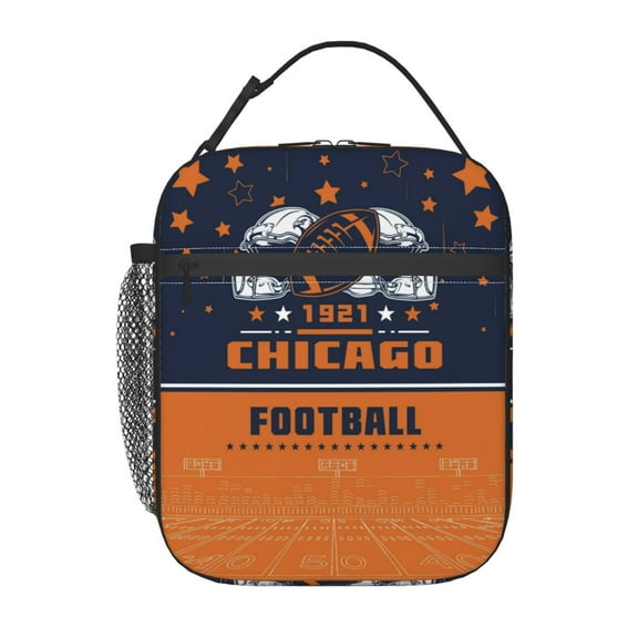 Chicago Insulated Lunch Bag Lunchbox For Women Men, Portable Leakproof Cute Tote Cooler Meal Bag, Reusable Lunch Container For Work/Office/Picnic/Travel
