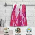 thumbnail image 5 of Happy Mother Day Hand Towels 2 PCS, Flroal Spring Flower Pink Kitchen Towel Ultra Soft and Highly Absorbent,Decorative Fingertip Face Towel for Bathroom Hotel, 28.3"x14.4", 5 of 5