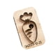 thumbnail image 3 of Troquel de corte de cuero de zanahoria, artesanía de cuero hecha a mano para mujer y hombre, modelo de corte de cuero hecho a mano, plantilla de, 3 of 9