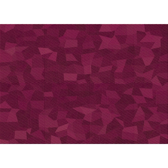 Ahgly Company Indoor Rectangle Patterned Raspberry Red Area Rugs, 8' x 12'