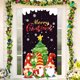 thumbnail image 5 of Christmas Door Cover Decoration Christmas Door Cover Door Hanging Party Decoration Door Cover Tapestry, 5 of 7