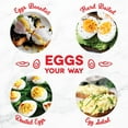 thumbnail image 5 of Rapid Egg Cooker - The Ultimate Convenience Tool for Perfectly Cooked Eggs Aqua New, 5 of 5