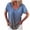 Blue, variant on Going Out Tops for Women Viikei Womens Tops Clearance Under $5 Women's Cool Printed Comfortable V-neck Loose Casual Versatile T-Shirt