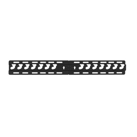 onn. Slim Fixed TV Wall Mount for 24" to 90" TVs, Holds up to 150 Pounds, Black