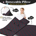 thumbnail image 3 of Green and Red Christmas Plaid Pattern Toddler Nap Mats for Kids Preschool,50"x20" Sleeping Mat Bag or Kids,Toddler Sleeping Bag,Toddler Nap Mat or Daycare, 3 of 6