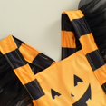 thumbnail image 5 of Robe de Bébé Fille Princesse Halloween à Rayures de Citrouille Robe Cintrée pour Beach Party, 5 of 5