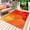 Red Yellow, variant on Red Orange Outdoor Rug 5x8 Ft - Reversible Patio Rug Outdoor Camping Rugs, Modern Abstract Ombre Geometric Aesthetic Washable Indoor Outdoor Area Rugs, Non-Slip Outdoor Carpet Runner for Deck/Porch