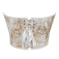 thumbnail image 4 of Ladies' Pure Color Frosted Pattern Camisole Sexy Style Body Shaping Top, 4 of 8