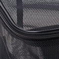thumbnail image 5 of Assorted Size Cosmetics Travel Bag - Black Mesh Make Up Bag/Organizer - 3PC set, 5 of 6
