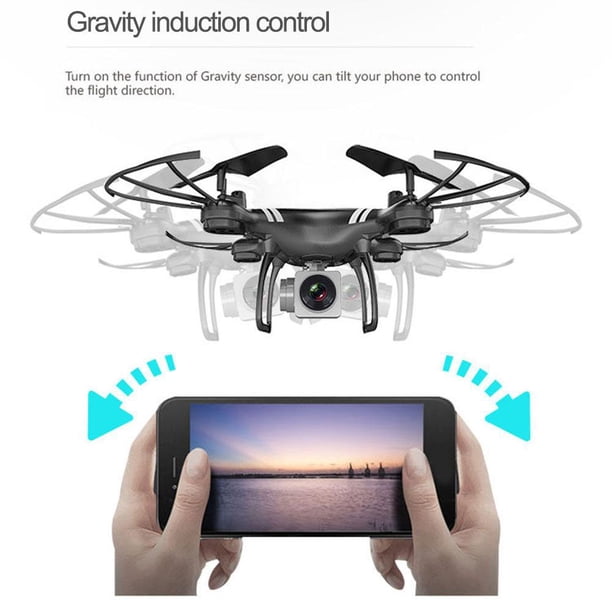 RC 6 Axis Giroscopio 2.4GHz 4CH KY101 Quadcopter Helicóptero con cámara (Negro) Sywqhk libre de BPA