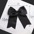thumbnail image 4 of Motique Accessories Jumbo Hair Bow Clip with Tails (Wine), 4 of 4