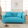 thumbnail image 3 of CUH Funda de sofá elástica en forma de L Loveseat Sillón reclinable de color sólido Funda de sofá lavable Protector de muebles para mascotas Asientos de 1/2/3/4 CUH  Color sólido, 3 of 10