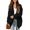 Black, variant on Bellella Women Knitwear Cardigan Sweater Shawl Neck Solid Color Coat Work Outwear Black M