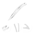 thumbnail image 3 of Unique Bargains 1 Pc Reusable Eyebrow Tweezer for Bathroom Travel Hotel White Stainless Steel, 3 of 4