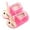 A-Pink136, variant on JAJAHO Girls Toddler Slippers House Shoes For Little Kids Cute With Bunny Design Plush Indoor Slippers Non- Sole Closed Back Comfort Warm Shoes