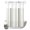 Sage, Cream, variant on No Hook Shower Curtain, Green Simple Lines Shower Curtains for Bathroom with See Through Top Window, Modern Minimalist Stripes Pattern Waterproof & Washable Bath Curtain Extra Long 72"x96"
