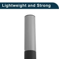 thumbnail image 4 of Bike Seat Posts Shock Absorbing Bike Saddle Post Seat Tube Matte Black Gray 1 Pc 27.2x450mm Carbon Fiber, 4 of 8
