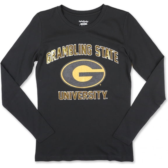 Big Boy Grambling State Tigers S3 Womens Long Sleeve Tee [Long Sleeve - Black - L]