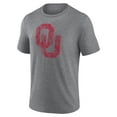 thumbnail image 2 of Men's Heather Gray Oklahoma Sooners Classic Primary Tri-Blend T-Shirt, 2 of 3