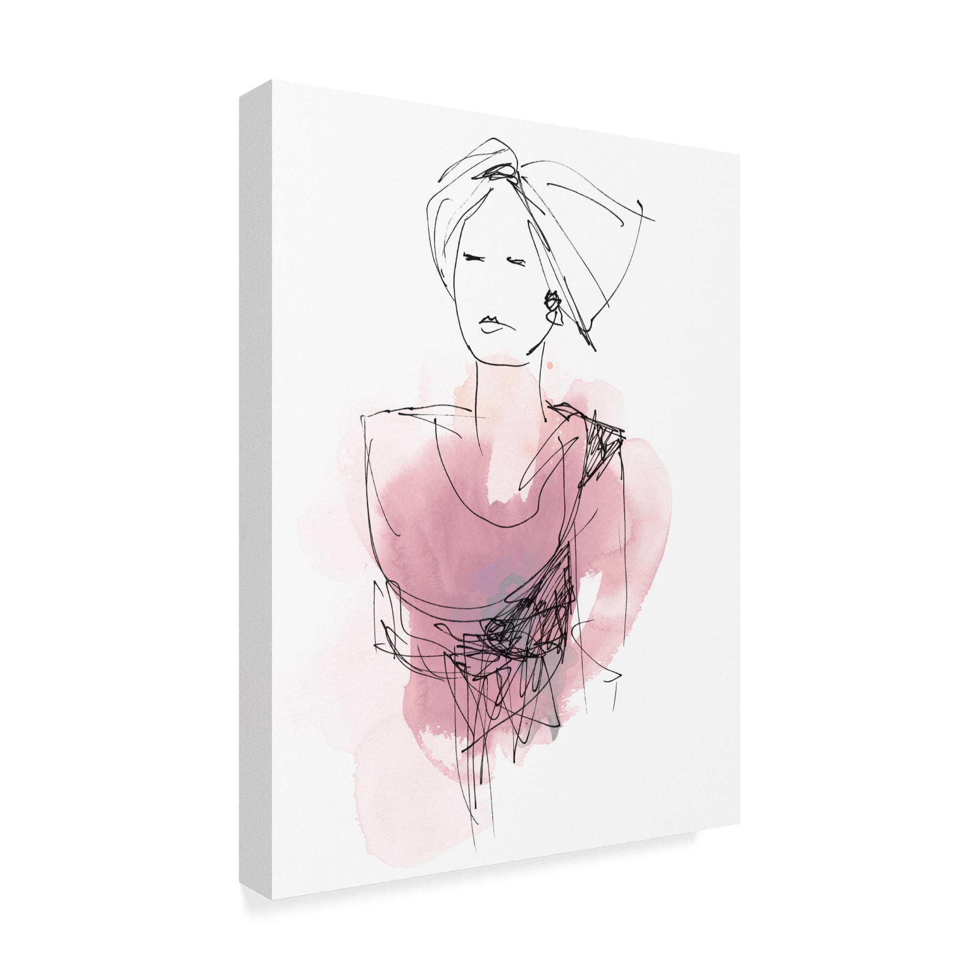 Trademark Fine Art 'Fashion Splash V' Canvas Art by June Erica Vess