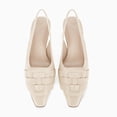 thumbnail image 3 of Women Sling Back Kitten Heels Low Dress Shoes Slingback Pumps Pointed Closed Toe Comfortable Party Office Sandals, 3 of 4