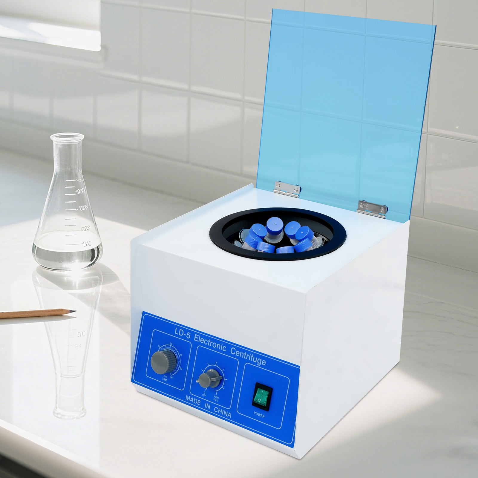 50ml x 8 Electric Centrifuge Lab Medical Benchtop Centrifugal Separator Machine