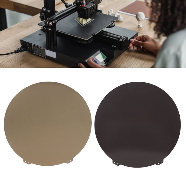 Cama Calefactable ANGGREK Flexible Magnética PEI Placa de Construcción de Impresora 3D 270x270mm Placa de Acero con Resorte de Revestimiento de Doble Cara Otros