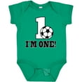 thumbnail image 3 of Inktastic First Birthday Soccer 1 Year Old Boys or Girls Baby Bodysuit, 3 of 5