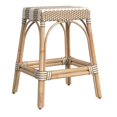 thumbnail image 1 of Butler Specialty Company Robias Rattan 24.5" Counter Stool - Tan & White Stripe, 1 of 6