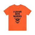 thumbnail image 2 of I Leave Bite Marks Unisex Streetwear Halloween Jersey Short Sleeve T-Shirt, 2 of 12