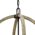 thumbnail image 3 of Fredrick Ramond Lighting - Middlefield-4 Light Rustic Medium Orb Chandelier with, 3 of 3