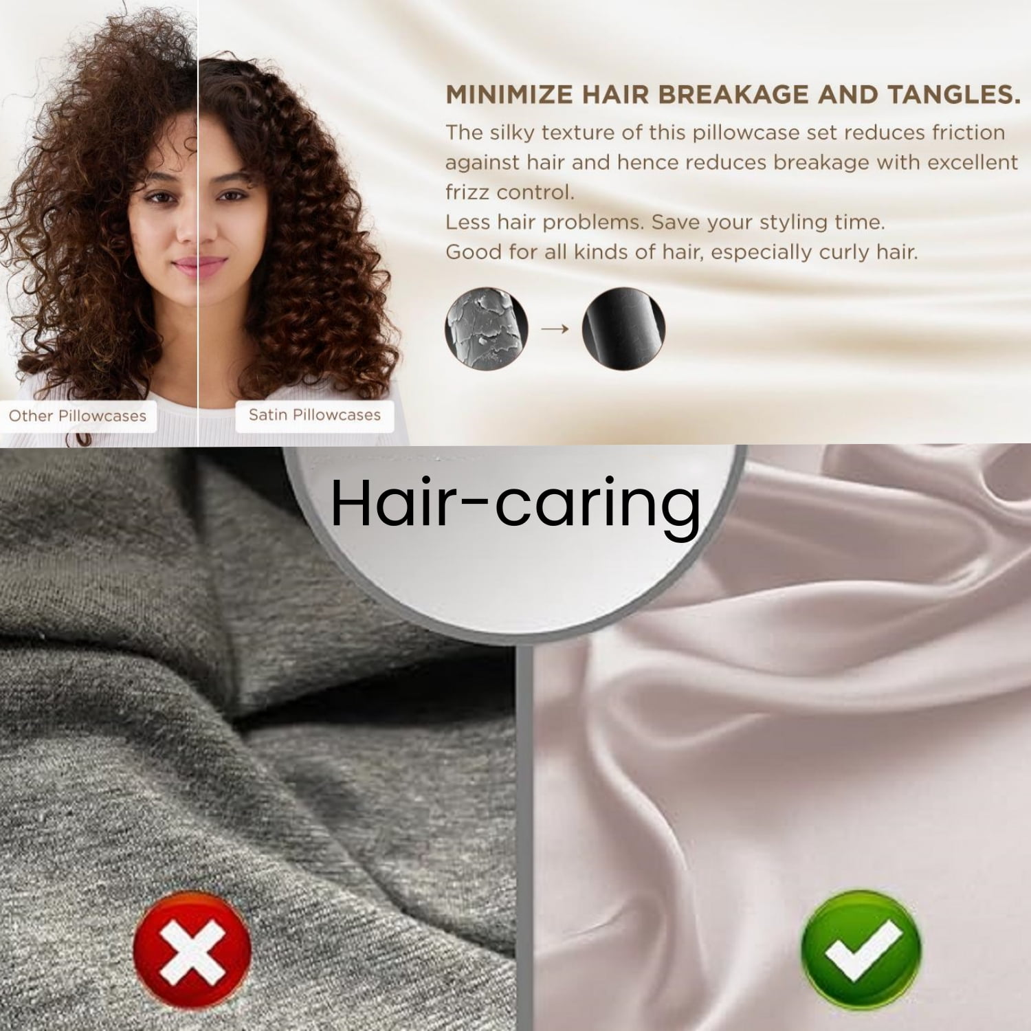 Mulberry Silk Pillowcase King for Hair and Skin Made in Germany, 22 Momme Pure Silk, Anti Acne Pillow Cases with Zipper, 6A Grade Organic Silk, Hypoallergenic, Anti Wrinkle, 2 Pcs 20"x36", King
