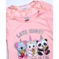 thumbnail image 2 of Sweet & Sassy Girls' Pajamas - 2 Pack Sleep Shirt Nightgown Pajamas (Size: 4-14), 2 of 7