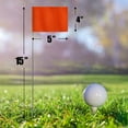 thumbnail image 2 of Anley Orange Marking Flags 100 Pcs - 4" X 5" Vinyl Irrigation Sprinkler Flag with 15 Inch Steel Wire Stake - Small Marker Flags for Lawn, Yard, Industrial, Landscaping, Construction and Survey, 2 of 7