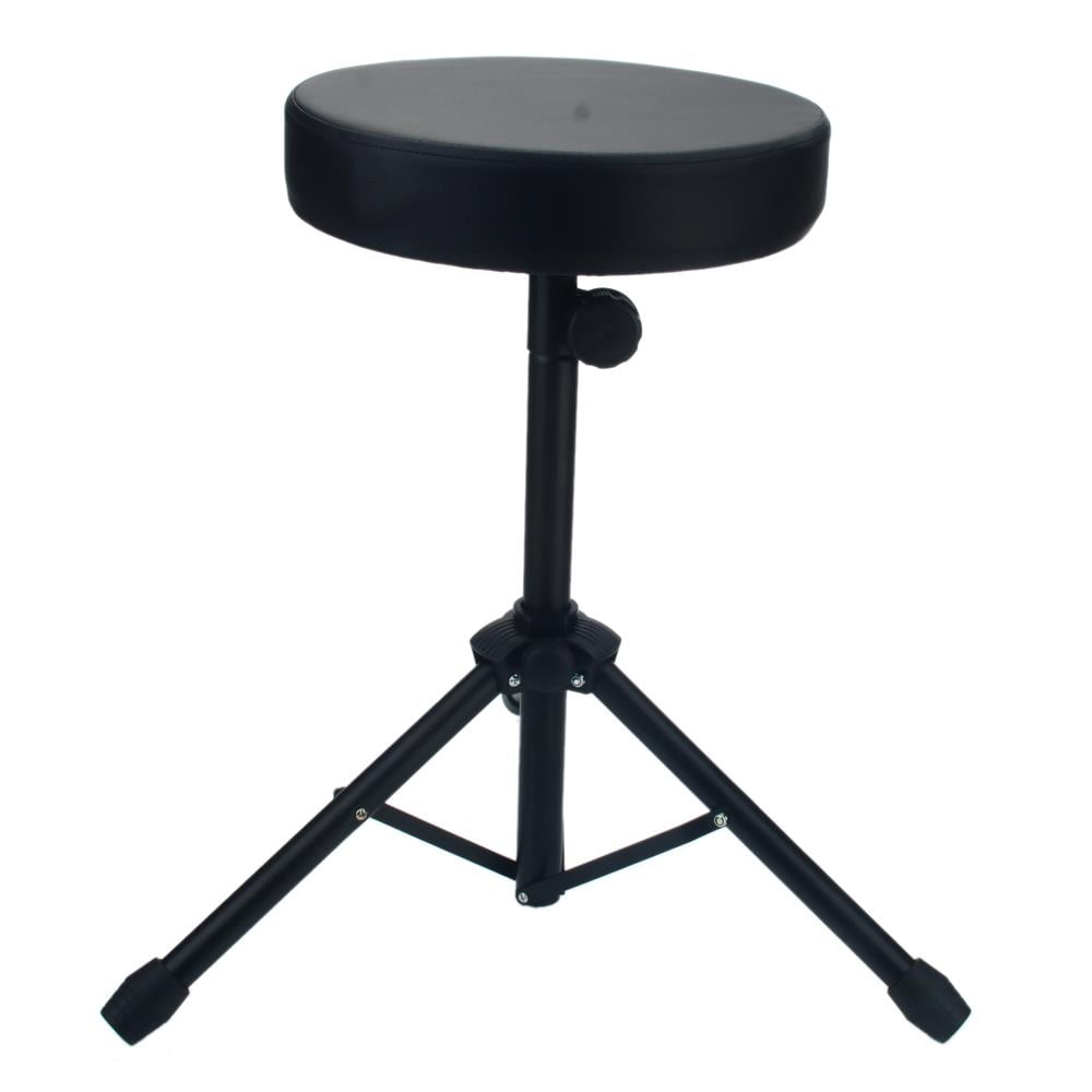 Glarry Drum Throne Padded Seat Stool Stand Drummers Percussion Hardware